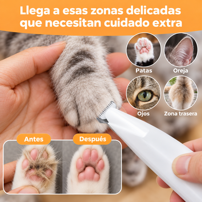 Recortadora de precisión para gatos