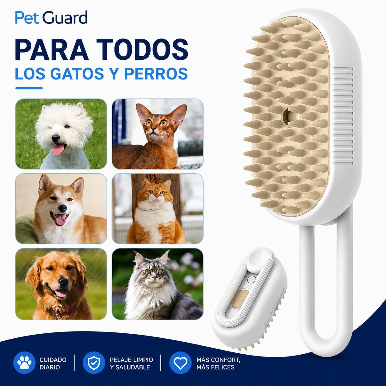 PetMist™ | Cepillo Pulverizador para Mascotas