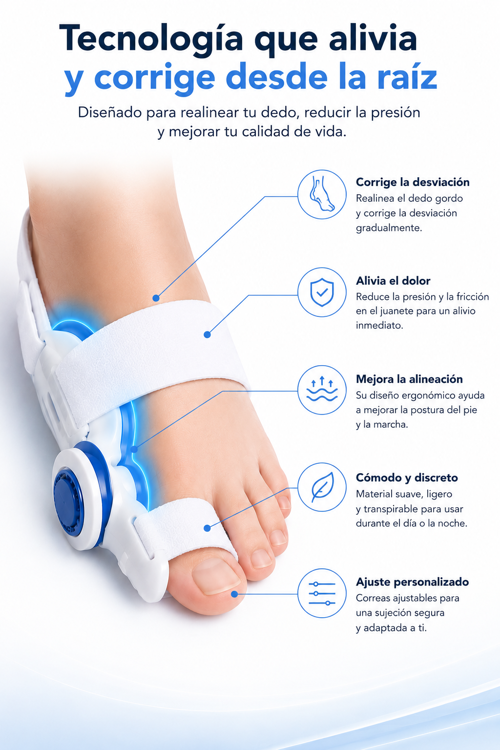 Corrector Ortopédico HalluxFix™